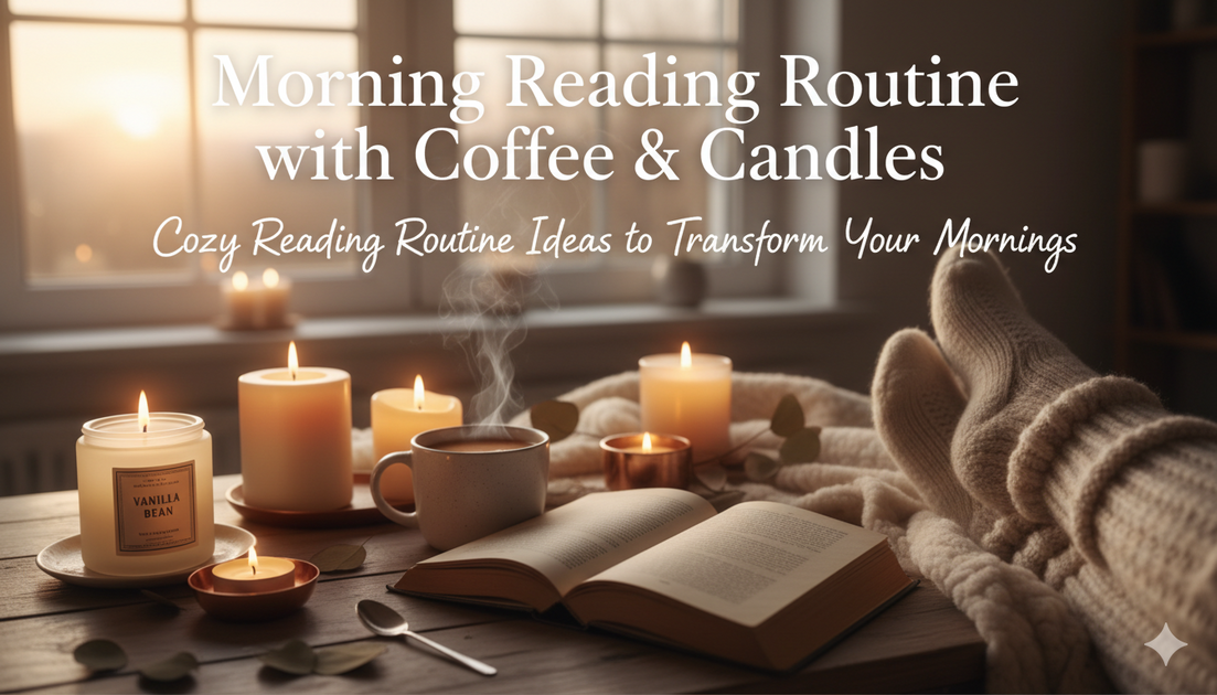 Morning Reading Routine with Coffee & Candles: Cozy Reading Routine Id