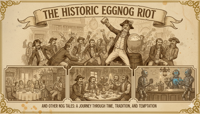 The Historic Eggnog Riot and Other Nog Tales: A Journey Through Time, Tradition, and Temptation