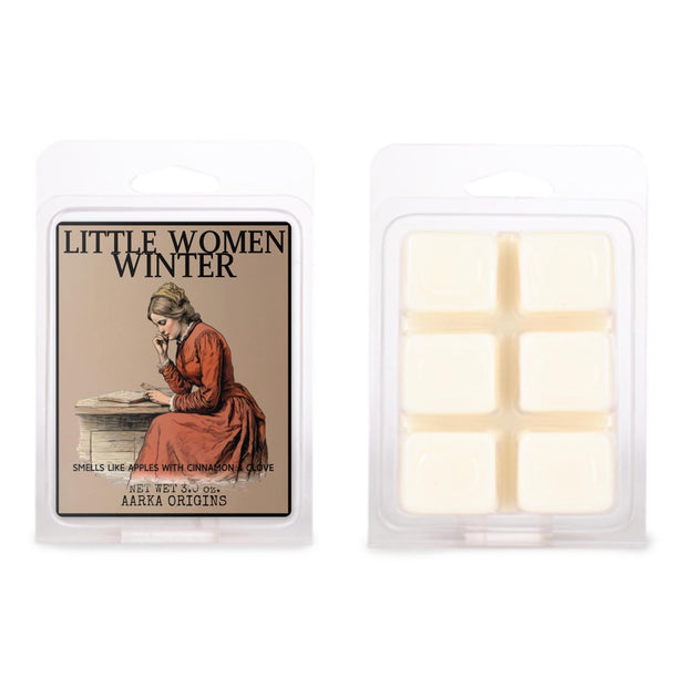 Little Women Winter Soy Candles, handmade luxury scented candles made with natural soy wax and phthalate-free scents