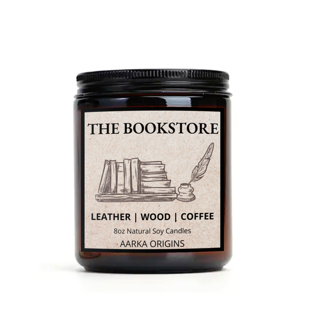 bookstore candle, Book Lover Candle, Book Candle Scented candle, Book Inspired Candle, Literary Candle, Soy Candle, Book Lover Gift , Wax Melt, scented soy candles, Book Candle Scent , Coffee Scented Candle , CEDARWOOD SCENTED CANDLE