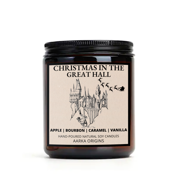 harry potter scented candle, book lover candle