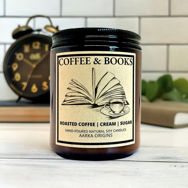 Coffee and Books Soy Candle