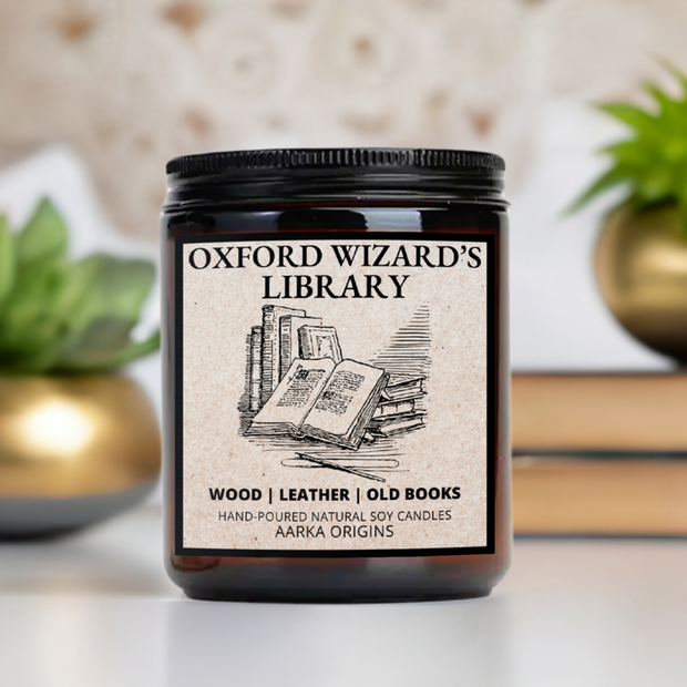 Oxford Wizard  Library Soy Candle
