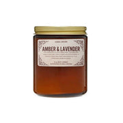 Egyptian amber and french lavender soy candle