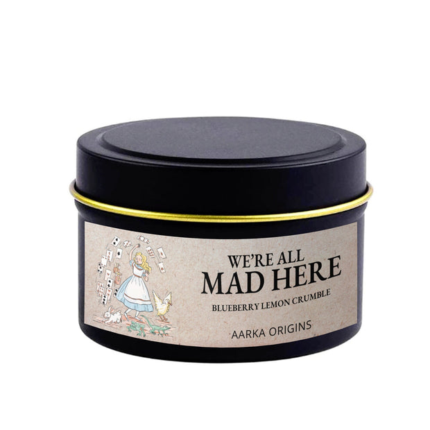 We're All Mad Here Soy Candle, Mad Tea Party, Themed Candle, Bibliophile Gifts, Bookish Candles, Gift For Fantasy Reader