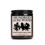 hundred acre wood candle, book lover candle