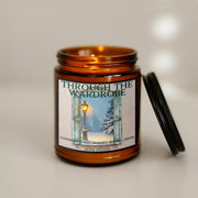 Through The Wardrobe Narnia Soy Candle, handmade luxury scented candles made with natural soy wax and phthalate-free scents