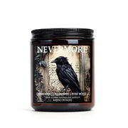 nevermore soy candle, bookish gift, handmade candle