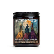 Autumn Witch Soy Candle, handmade luxury scented candles made with natural soy wax and phthalate-free scents