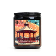 I Smell Snow Soy Candle, handmade luxury scented candles made with natural soy wax and phthalate-free scents