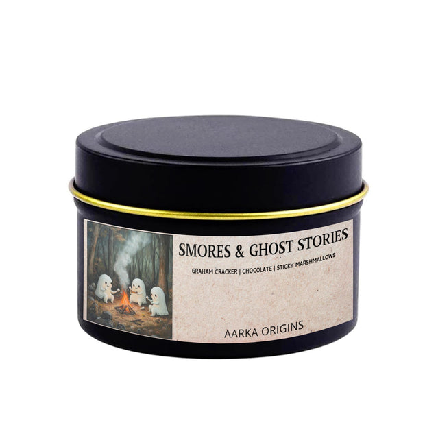 Smores and ghost stories Soy Candle, handmade luxury scented candles made with natural soy wax and phthalate-free scents