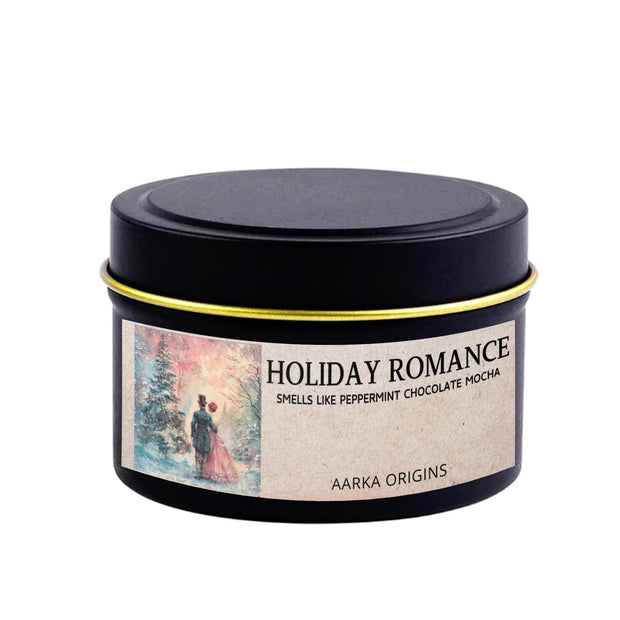 Holiday Romance Soy Candle, handmade luxury scented candles made with natural soy wax and phthalate-free scents