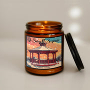 I Smell Snow Soy Candle, handmade luxury scented candles made with natural soy wax and phthalate-free scents