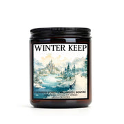 Winter Keep Soy Candle, handmade luxury scented candles made with natural soy wax and phthalate-free scents