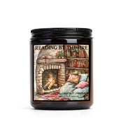 Reading by the Fire Soy Candle, handmade luxury scented candles made with natural soy wax and phthalate-free scents