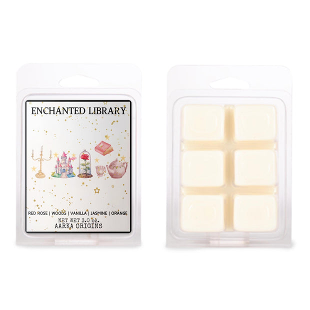 Enchanted Library Soy Candle, handmade luxury scented candles made with natural soy wax and phthalate-free scents