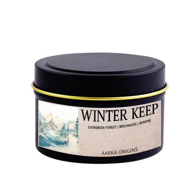 Winter Keep Soy Candle, handmade luxury scented candles made with natural soy wax and phthalate-free scents