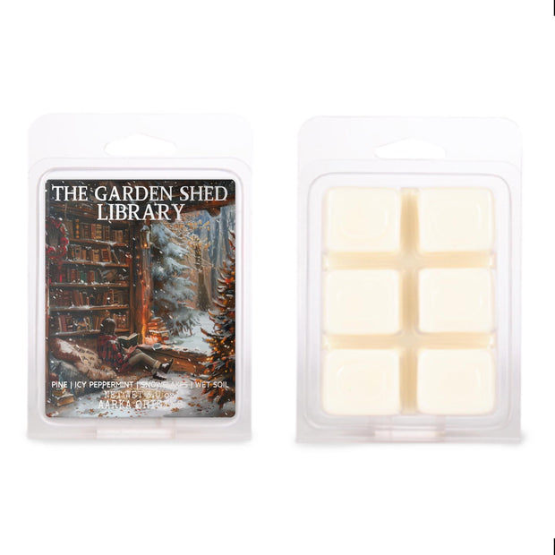 The Garden Shed Library Soy Candle, handmade luxury scented candles made with natural soy wax and phthalate-free scents