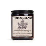 Hidden Library Soy candle, Literary Candle, Gift For Librarian, Bookshop Candle, Bibliophile, Library Candles, Bookworm Gift, bookish candle