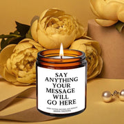 Personalized candle, Personalized Gifts For Your Loved Ones, Personalized Bridesmaid gift, Personalized Wedding gift, Custom gifts