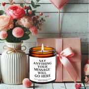 Personalized candle, Personalized Gifts For Your Loved Ones, Personalized Bridesmaid gift, Personalized Wedding gift, Custom gifts