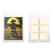 Haunted Harvest soy candle, horror, Halloween, Spooky Season, Fall, Autumn, salted popcorn, nerdy gift, bookish candles, gift for readers