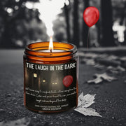The Laugh in The Dark Soy Candle, Halloween, Spooky, Fall Leaves, It floats down here, Horror Movie Candles, Gothic, Clowns, Haunted, Autumn