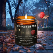 The Laugh in The Dark Soy Candle, Halloween, Spooky, Fall Leaves, It floats down here, Horror Movie Candles, Gothic, Clowns, Haunted, Autumn
