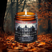 Perfectly Splendid Soy Candle, Gothic Manor, Spooky, Halloween, Fall, Horror Movie Candles, Haunted, Autumn, Bookish candle, Gift for reader