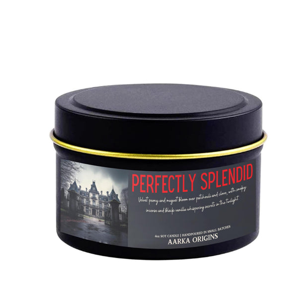 Perfectly Splendid Soy Candle, Gothic Manor, Spooky, Halloween, Fall, Horror Movie Candles, Haunted, Autumn, Bookish candle, Gift for reader