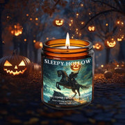 Sleepy Hollow Soy Candle, Bookish Candles, Gothic, Haunted, Halloween, Horror, Spooky Autumnal, Fall, Pumpkin Spice, Horseman's Hollow, Melt