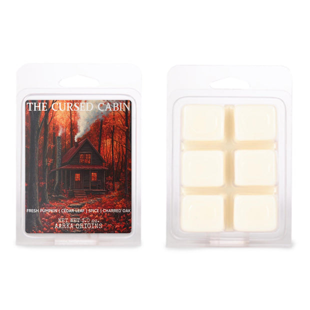 The Cursed Cabin Soy Candle, Haunted, Spooky, Gothic, Autumn forest, Halloween, Witchy, Bookish candle, Book themed candle, gift for readers