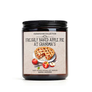 Freshly Baked Apple Pie Scented Candle, Apple Pie, Cinnamon Spice, Farmhouse Candle, Fall Bakery Candle, Autumn, Farmhouse Decor, Halloween