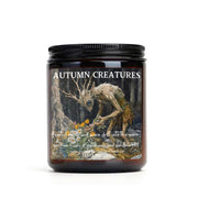Autumn Creatures Soy Candle, Bookish Candles, Gothic, Haunted, Halloween, Horror, Cottagecore, Literary Candles, Spooky Autumnal, Fall, Melt