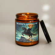 Sleepy Hollow Soy Candle, Bookish Candles, Gothic, Haunted, Halloween, Horror, Spooky Autumnal, Fall, Pumpkin Spice, Horseman's Hollow, Melt