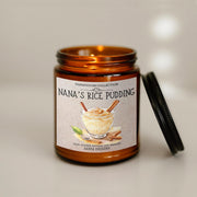 Rice pudding, dessert candle, farmhouse candle, grandma recipes, pumpkin spice, scented candle, home fragrances, greek mythology, bookish candle, book lover candle, book nerd candle, literary candle gift, co worker gifts, small batch candle, green witch, practical magic, vampire, gothic, fall spice, fall candle, autumnal, pumpkin spice, halloween, spooky, haunted, ghost, witchy, booktok,dark academia, gift for witches, witchy gifts, witchcraft, fall leaves, autumn, basic witch, kitchen witch