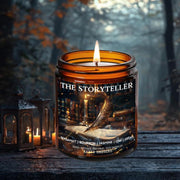 The Storyteller Soy Candle, Plot Twist, Gift for writers, Bookish Candles, Book Inspired Candles, Literary Candles, Candles For Men, Autumn