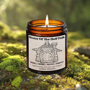 Home of the Half Folk Soy Candle, Bookish candle, Fantasy Inspired, Book themed, Geek Gift, RPG, Gamer, DND, Literary inspired, Autumn, Fall