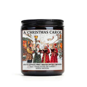 A Christmas Carol Soy Candle, Merry Christmas, Bibliophile Gifts, Holiday Gifts, Winter, Christmas decor, Holiday scent, Pine scent, Bookish