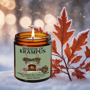 Shadow of Krampus Soy Candle, Gothic Yule Myth, Nightmare, Holiday Winter Scents, Spooky, Fantasy, Christmas, Horror, Unique Gifts, Folklore
