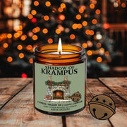 Shadow of Krampus Soy Candle, Gothic Yule Myth, Nightmare, Holiday Winter Scents, Spooky, Fantasy, Christmas, Horror, Unique Gifts, Folklore