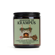 Shadow of Krampus Soy Candle, Gothic Yule Myth, Nightmare, Holiday Winter Scents, Spooky, Fantasy, Christmas, Horror, Unique Gifts, Folklore