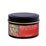 Busy Little Elves Soy Candle, Merry Christmas, Bibliophile Gifts, Winter, Christmas decor, Holiday Gifts, Spiced Eggnog, Secret Santa Gifts