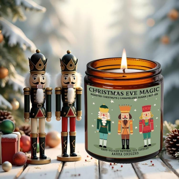 Christmas Eve Magic Soy Candle, 1950's Christmas Decor, Vintage Christmas, Secret Santa Gift, Unique Christmas Gifts, Holiday Gifts, Winter