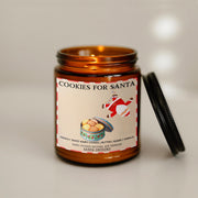 Cookies for Santa Soy Candle, 1950's Christmas Decor, Vintage Christmas, Secret Santa Gift, Unique Christmas Gifts, Holiday Gifts, Cookies