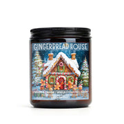 Gingerbread House Soy Candle, Merry Christmas Gift, Stocking Stuffer, Ginger cookies, Secret Santa Gift, Holiday Gifts, Cozy, gourmand, Melt
