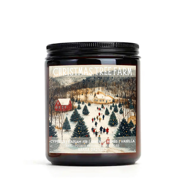 Christmas Tree Farm Soy Candle, Vintage Christmas, Secret Santa Gifts, Farmhouse decor, Holiday Scent, Stocking Stuffers, Nostalgia, Balsam