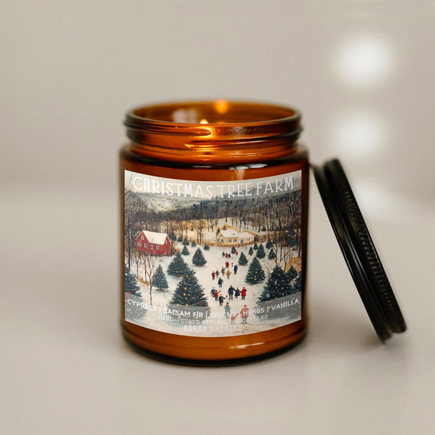 Christmas Tree Farm Soy Candle, Vintage Christmas, Secret Santa Gifts, Farmhouse decor, Holiday Scent, Stocking Stuffers, Nostalgia, Balsam