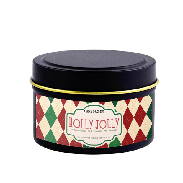 Holly Jolly Soy Candle, Merry Christmas, Bibliophile Gifts, Winter, Christmas decor, Holiday Gifts, Secret Santa Gifts, Stocking Stuffers