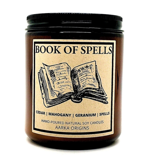 Book Of Spells Soy Candle